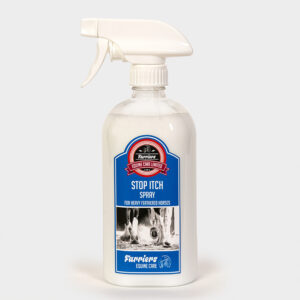 Farriers Stop Itch Spray for horses that itch and stomps.